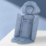 Baby Stroller Cushion Gray – Soft Velvet