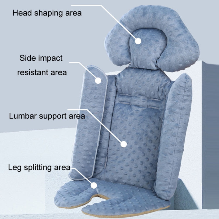 Baby Stroller Cushion Gray – Soft Velvet