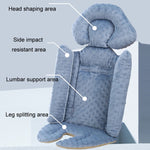 Baby Stroller Cushion Gray – Soft Velvet