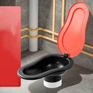 Black Disposable Squatting Toilet with Cover