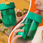 Mini Kids Straw Cup 300ml Yellow