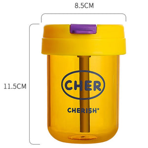 Mini Kids Straw Cup 300ml Green
