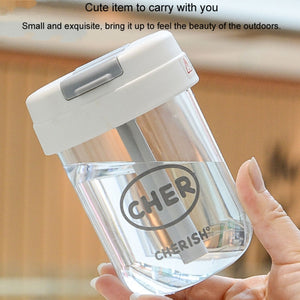 Mini Kids Straw Cup 300ml Green