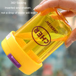 Mini Kids Straw Cup 300ml Yellow
