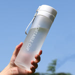 400ml Sports Bottle Frosted White