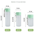 400ml Sports Bottle Frosted Black