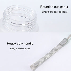 400ml Sports Bottle Frosted White