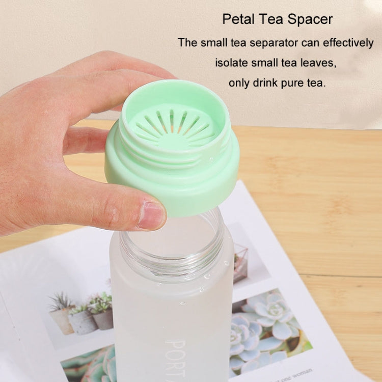 400ml Sports Bottle Frosted White