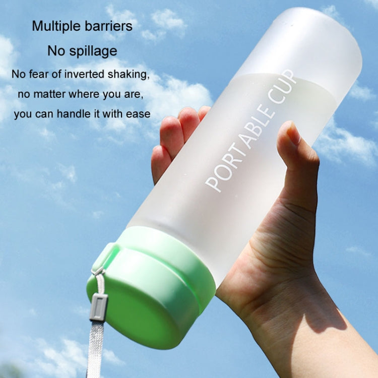 400ml Sports Bottle Frosted White