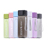 500ml Simple Square Bottle White