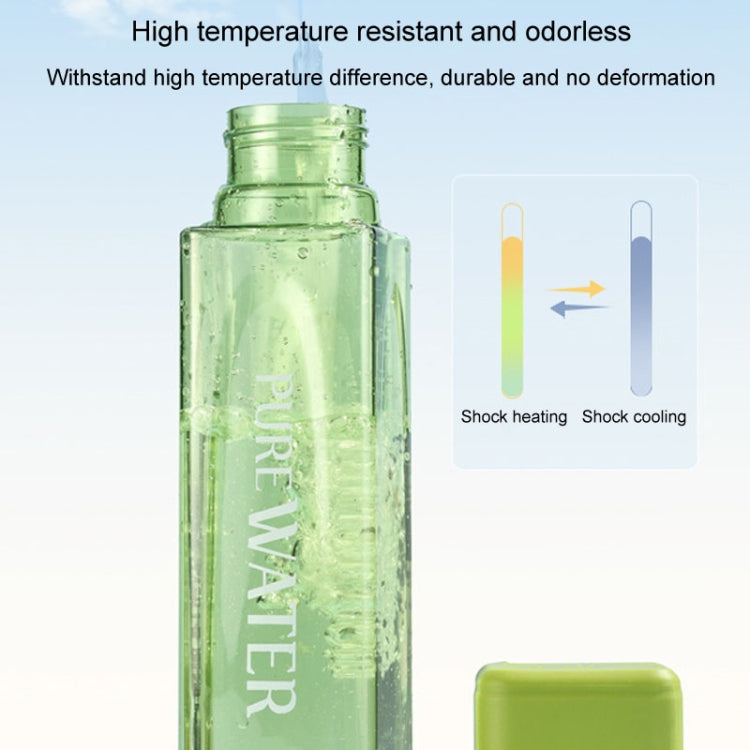 500ml Simple Square Bottle White