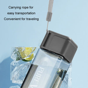 500ml Simple Square Bottle White