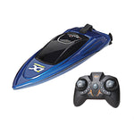 Mini RC Submarine Boat for Kids 2.4G Remote Control Blue 