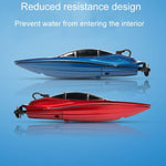Mini RC Submarine Boat for Kids 2.4G Remote Control Red