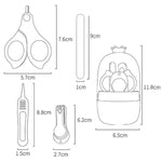 Baby Nail Care Set 4-in-1 BPA-Free, Safe for Newborns, Purple 