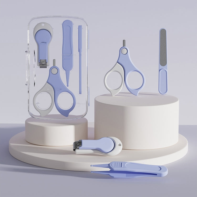 Baby Nail Care Set 4-in-1 BPA-Free, Safe for Newborns, Blue