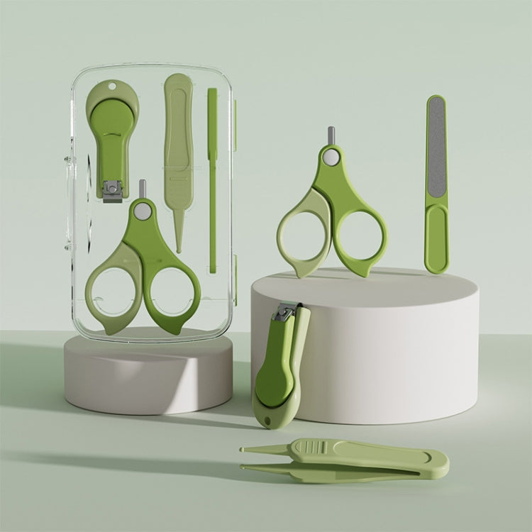 Baby Nail Care Set 4-in-1 BPA-Free, Safe for Newborns, Green
