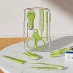Baby Nail Care Set 4-in-1 BPA-Free, Safe for Newborns, Green