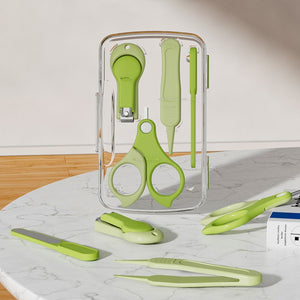 Baby Nail Care Set 4-in-1 BPA-Free, Safe for Newborns, Green