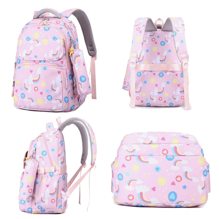 3-in-1 Black School Backpack Set for Girls