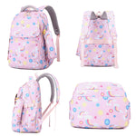 3-in-1 Black School Backpack Set for Girls