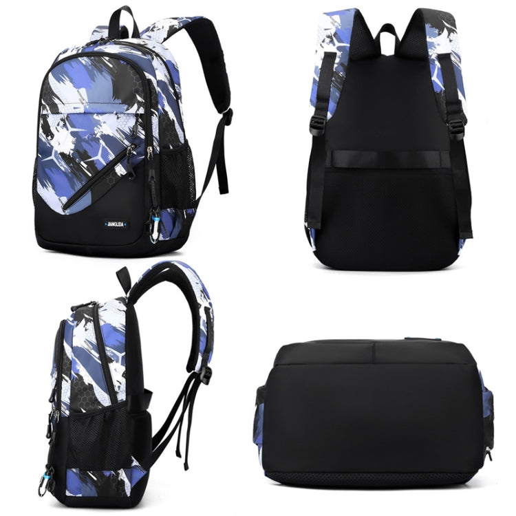 2 In 1 School Backpack & Chest Bag - Brown Football