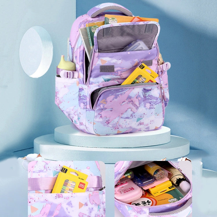3-in-1 Purple School Backpack Set for Girls 