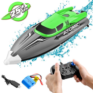 RC Speed Boat EB02 Orange 35.5cm for Kids 