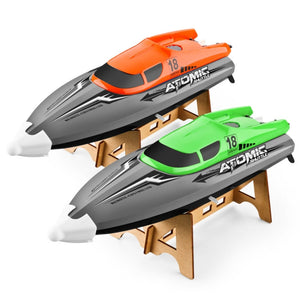 RC Speed Boat EB02 Orange 35.5cm for Kids 