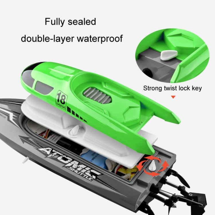 RC Speed Boat EB02 Orange 35.5cm for Kids 