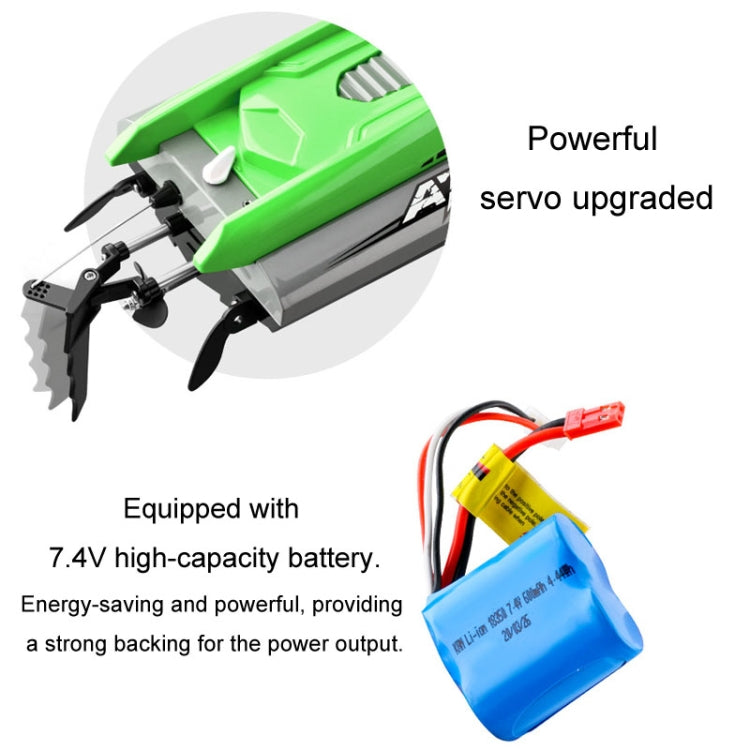 RC Speed Boat EB02 Green 35.5cm for Kids 