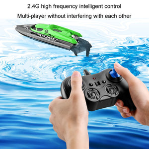 RC Speed Boat EB02 Green 35.5cm for Kids 