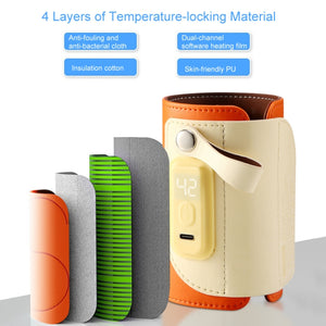 Portable Baby Bottle Warmer Cover Green 
