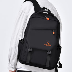 School Backpack WEIXIER B682 for Kids & Teens – Black