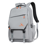 School Backpack WEIXIER B682 for Kids & Teens – Light Gray