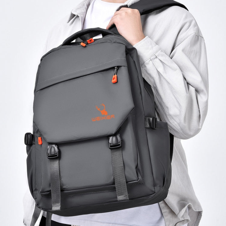 School Backpack WEIXIER B682 for Kids & Teens – Dark Gray