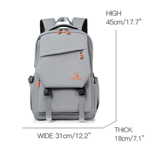 School Backpack WEIXIER B682 for Kids & Teens – Dark Gray