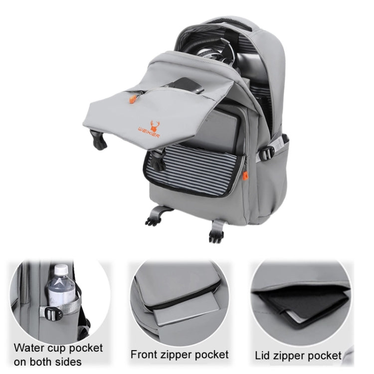 School Backpack WEIXIER B682 for Kids & Teens – Dark Gray