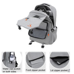 School Backpack WEIXIER B682 for Kids & Teens – Dark Gray