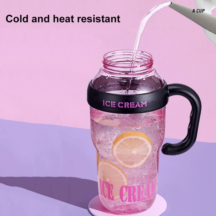 BPA-Free Portable Cup 1200ml with Straw and Handle – Dream Purple