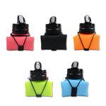 Folding Silicone Water Bottle 600ml Green