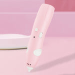 Wireless USB Low-Temperature 3D Printing Pen for Kids – Pink
