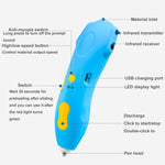 Infrared 3D Printing Pen for Kids – Low Temp, Blue