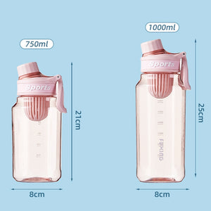 Sports Water Bottle 1000ml Green