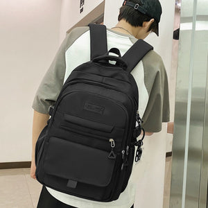 School Backpack for Teens Black 