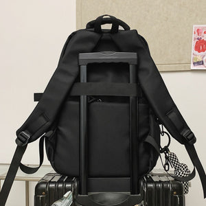 School Backpack for Teens Black 