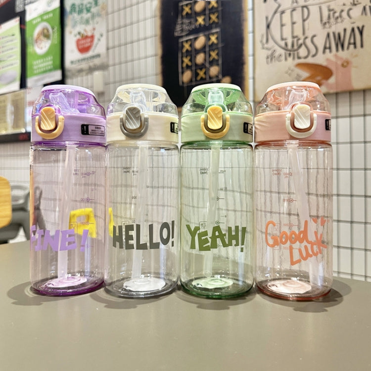 Kids Water Bottle 550ml Purple BPA-Free 
