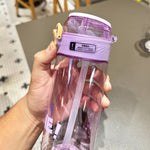 Kids Water Bottle 800ml Purple BPA-Free 