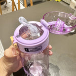 Kids Water Bottle 650ml Purple BPA-Free