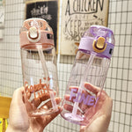 Kids Water Bottle 800ml Purple BPA-Free 